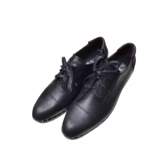 【499元2對】TouNaShop黑色男裝皮鞋（鞋帶款）