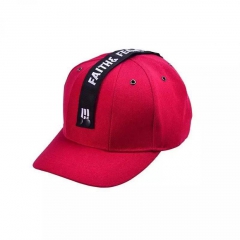 FAITH & FEARLESS-紅色鴨舌帽CAP ...