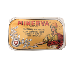 Minerva 鷹嘴豆橄欖油馬介休 120g