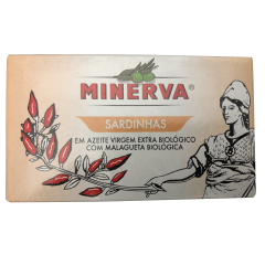 Minerva 有機初榨橄欖油沙甸魚 120g