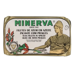 Minerva 酸青瓜辣吞拿鱼 120g