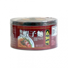 [促銷價]壽桃特級蝦子麵(圓罐)540g (1罐裝 12罐裝...