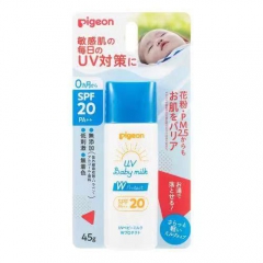 Pigeon 貝親嬰幼兒UV敏感肌防水防曬乳液(SPF20 ...