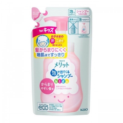 花王兒童洗髮泡泡補充裝-桃味  240ml