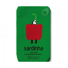 Sardinha 紅甜椒橄欖油沙丁魚 120g/盒