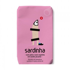 Sardinha 去皮去骨辣橄欖油沙丁魚 120g/盒