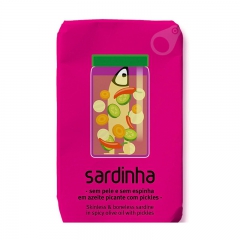 Sardinha 去皮去骨橄欖油沙丁魚配香料醋漬醬 120g...